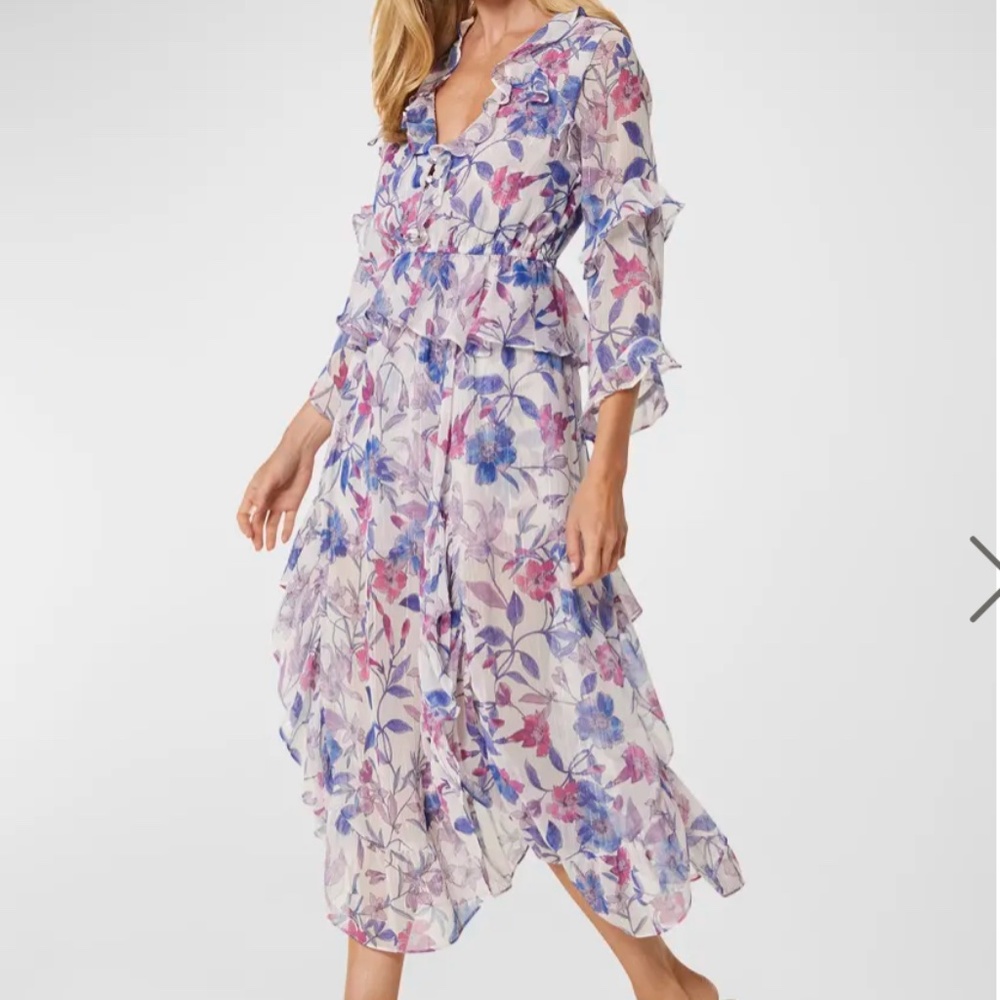 Misa Los Angeles Karina Midi dress in Amethyst